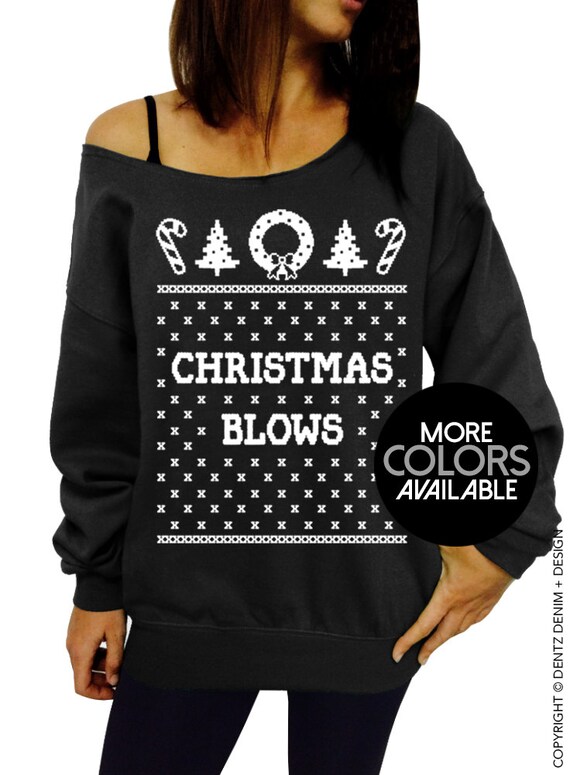 oversized christmas sweatshirt