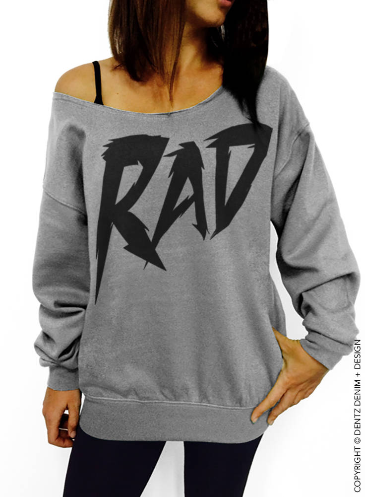 Rad Sweatshirt Halloween Eighties 