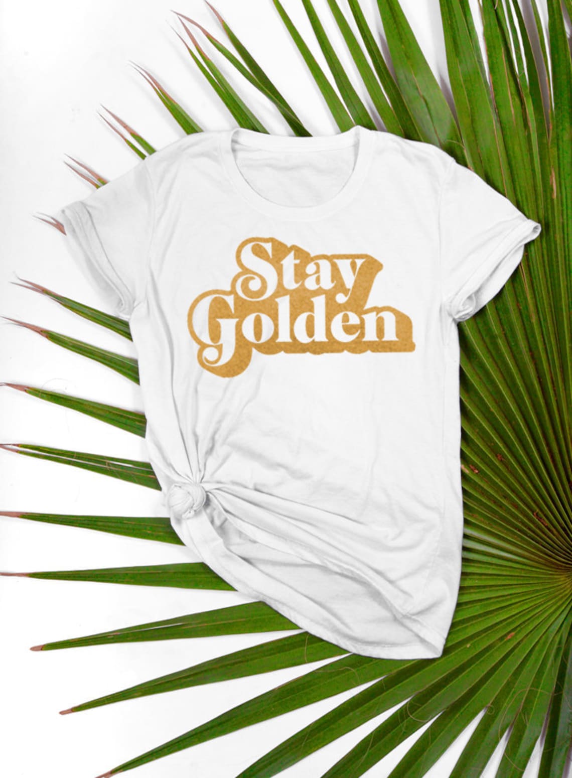 Stay Golden Tshirt Womens Boyfriend Tee Retro Graphic Etsy