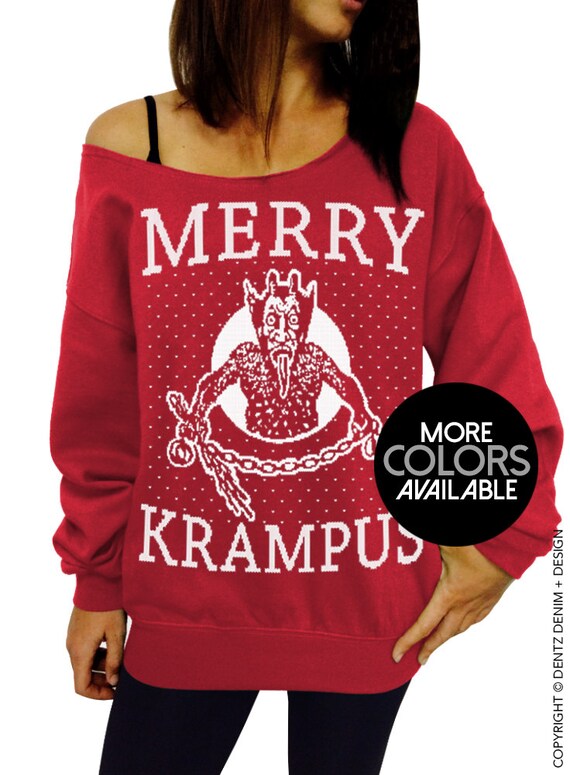 krampus ugly christmas sweater