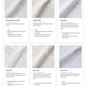 a white sheet with four different colors of sheets