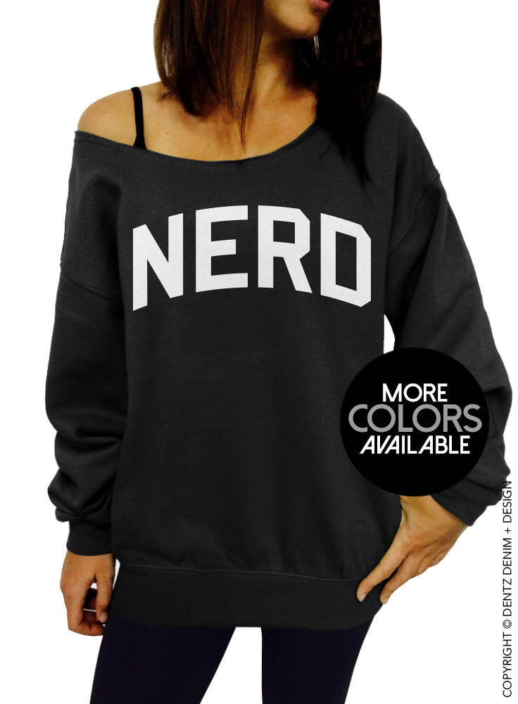 Nerd Sweatshirt Geeky Sweater Nerd 