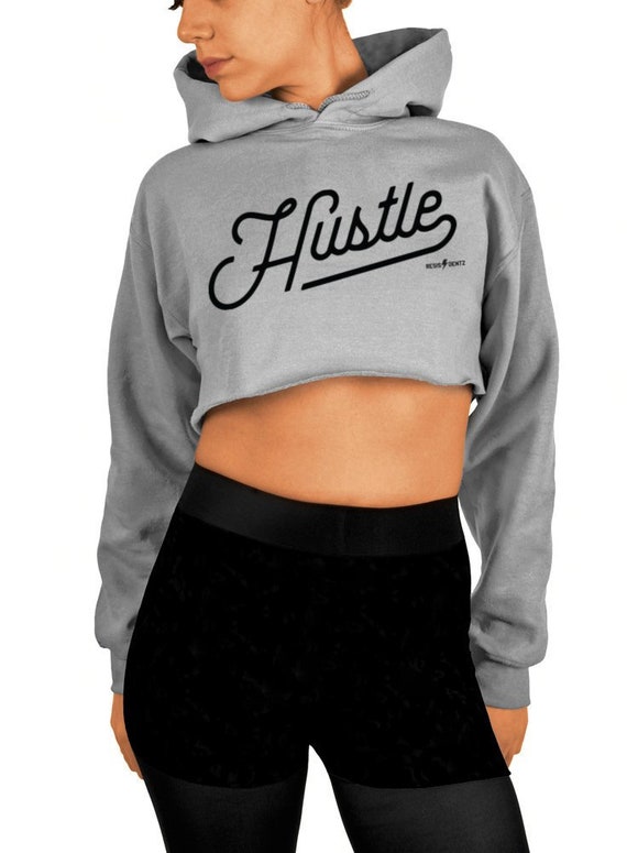 crop hoodie gym