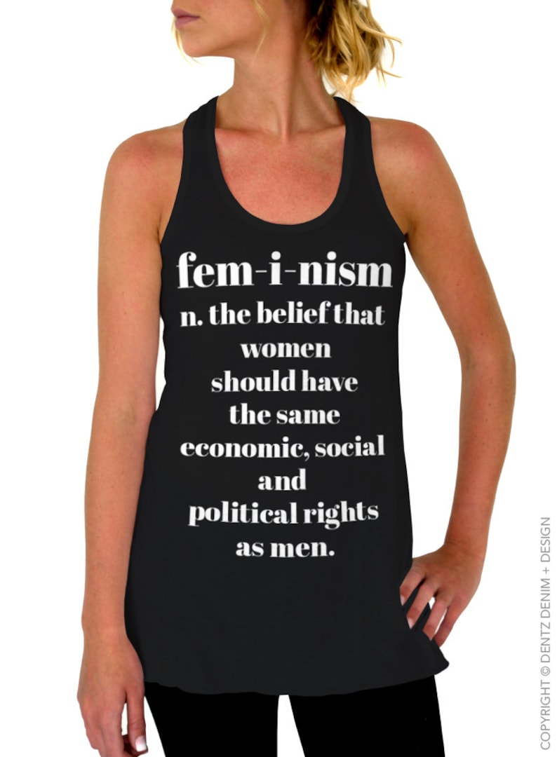 Feminism Definition Flowy Tank Top Loose Fitted Racerback | Etsy