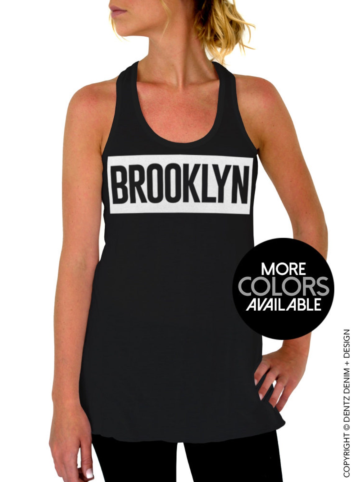 Brooklyn Flowy Tank Top NYC Bed Stuy Bushwick Etsy