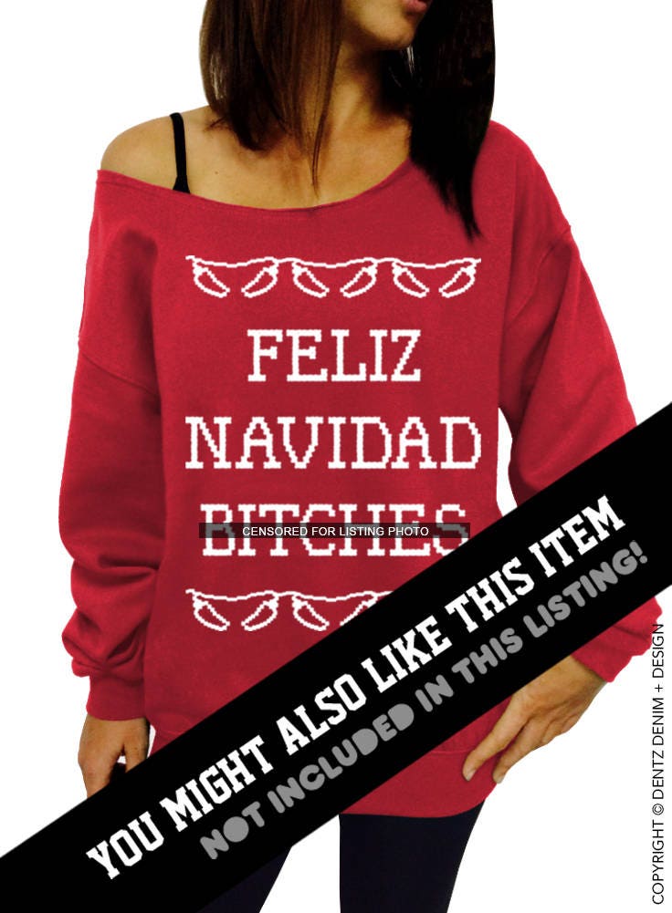 Feliz Navidad Btches Ugly Christmas Sweater Adult | Etsy