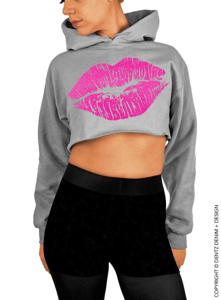 Crop Top Hoodie Sweatshirt - Etsy 