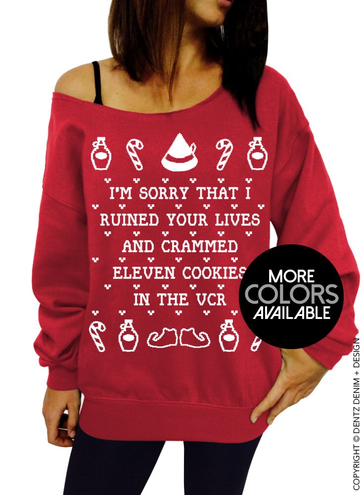 oversized ugly christmas sweater