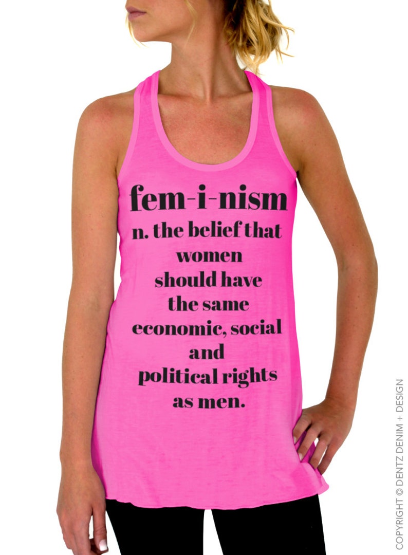 Feminism Definition Flowy Tank Top Loose Fitted Racerback - Etsy