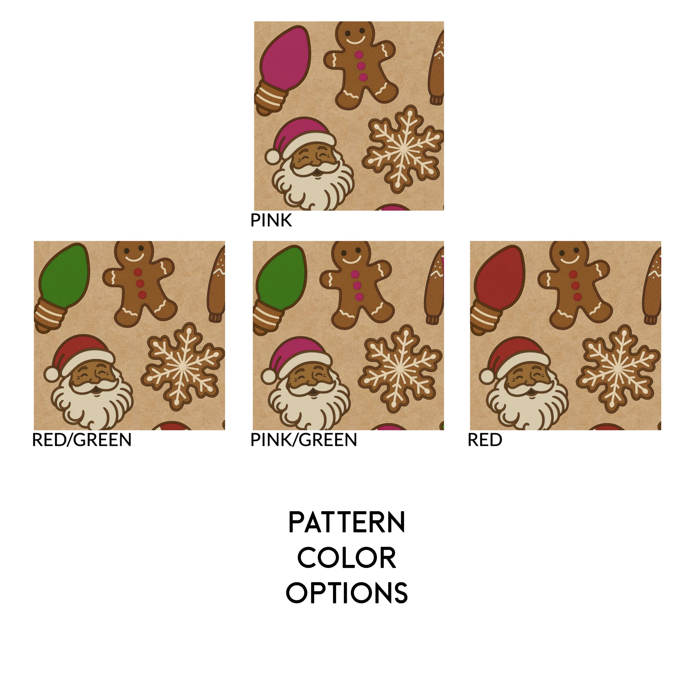 Gingerbread Swatch Christmas Cookie Fabric Gingerbread Holiday Treats | Red and Kraft ...