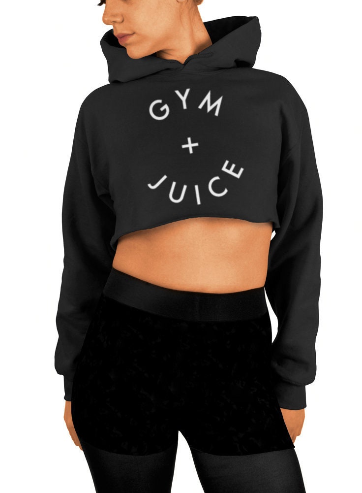 workout crop sweatshirt