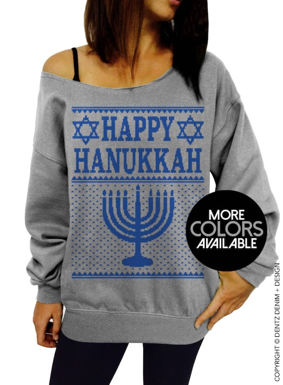 HAPPY HANUKKAH Ugly Hanukkah Sweater 