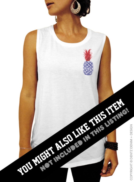 American Flag Tank Tops Women Patriotic Shirt USA Flag Sleeveless T-Shirt 4th of July Tee Tops