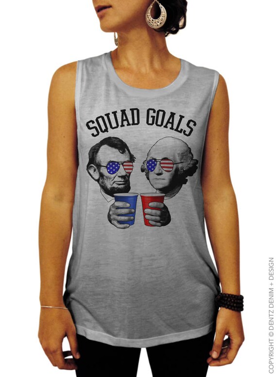 4th of July Muscle Tee George 