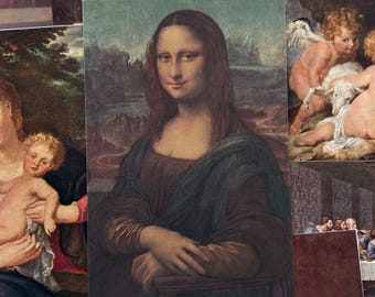 Fine Art on Postcards - Peter Paul Rubens Leonardo Da Vinci