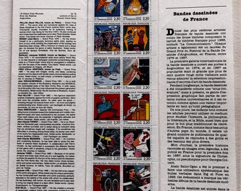 French Stamps - Unused Stamp Booklet - Vintage Stamps from France - For Collections