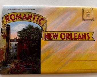Romantic New Orleans - Vintage Postcard Booklet - Picture Souvenir Booklets