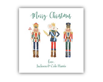 Personalized Watercolor Nutcracker Gift Tags | Christmas Gift Stickers | Nutcracker Ballet | Christmas Gift Tags