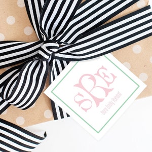 Personalized Monogram Gift Tags | Calling Cards | Gift Stickers | Couple Calling Card | Birthday Gift Tags | Monogram Enclosure Cards
