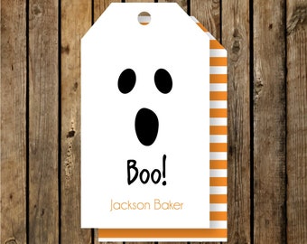Halloween Ghost Favor Tags | Halloween Treat Bag Tags | Boo Hang Tags | Boo Gift Tags | Halloween Gift Tags