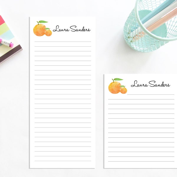 Grocery List Notepad Etsy
