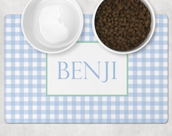 Dog Food Mat | Laminated Dog Mat | Personalized Dog Mat | Water Bowl Mat | Pet Mat | Name Placemat | Pet Placemat | Cat Mat