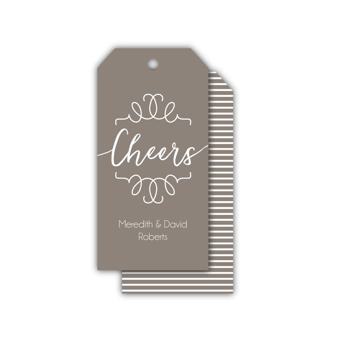 Personalized Wine Gift Tags Personalized Large Gift Tags Etsy