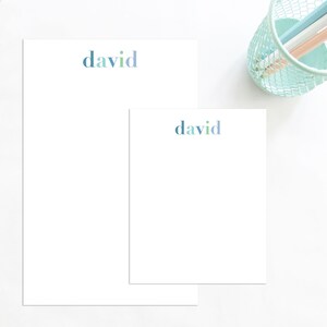 Personalized Notepads | Name Notepad | Graduation Notepad | Boy Notepad | Notepad Set | Multi Color Notepad | Kitchen Notepad | Blue Notepad