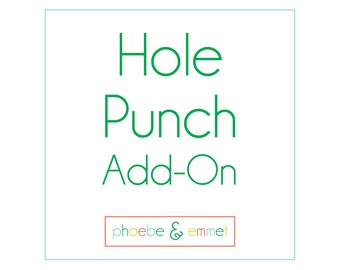 Hole Punch - ADD ON