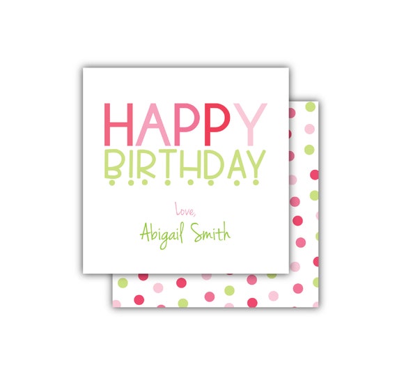 Happy Birthday Letters Enclosure Card Happy Birthday Letters Enclosure Card