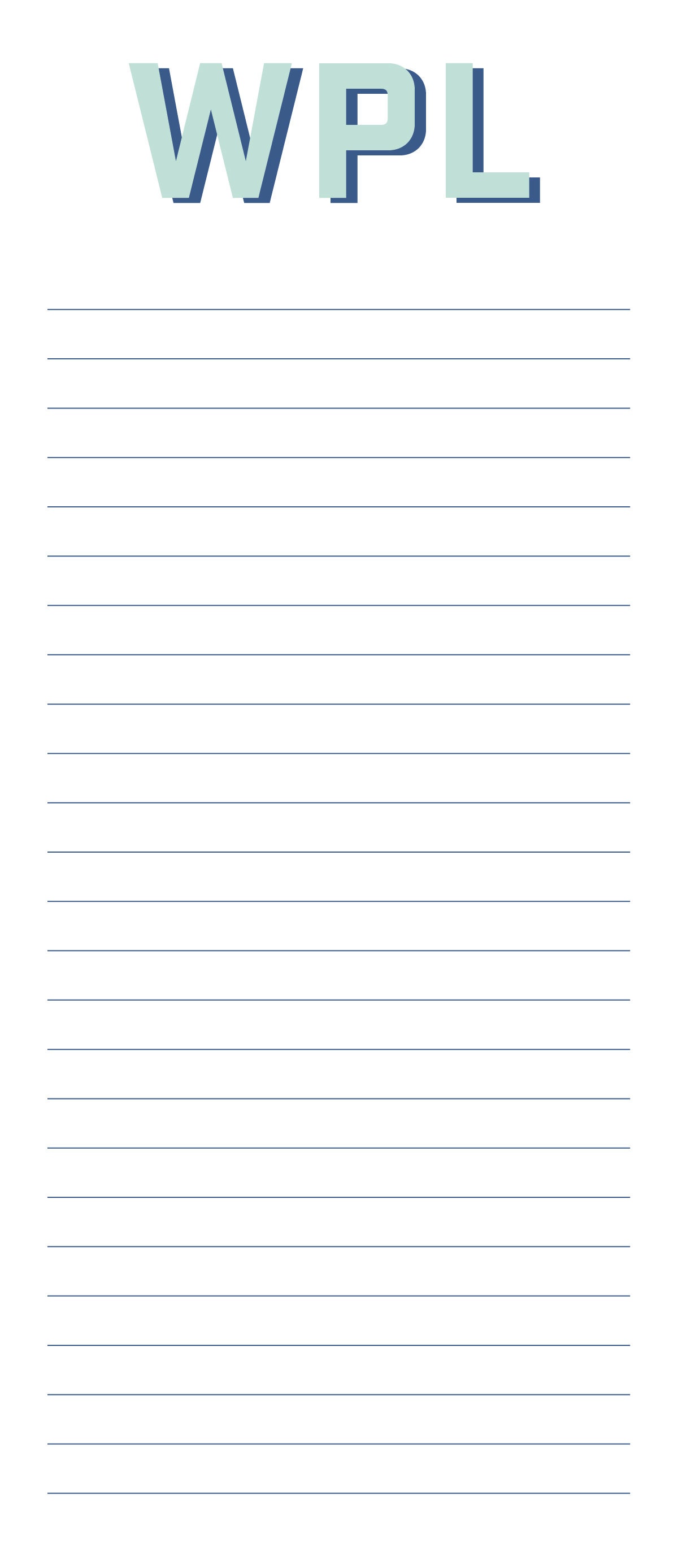 Shadow Monogram Notepads | Modern Monogram | Custom Notepad | Grocery ...