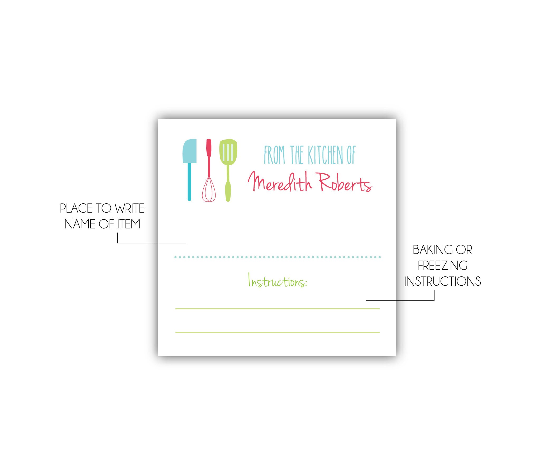 Personalized Food Label | 