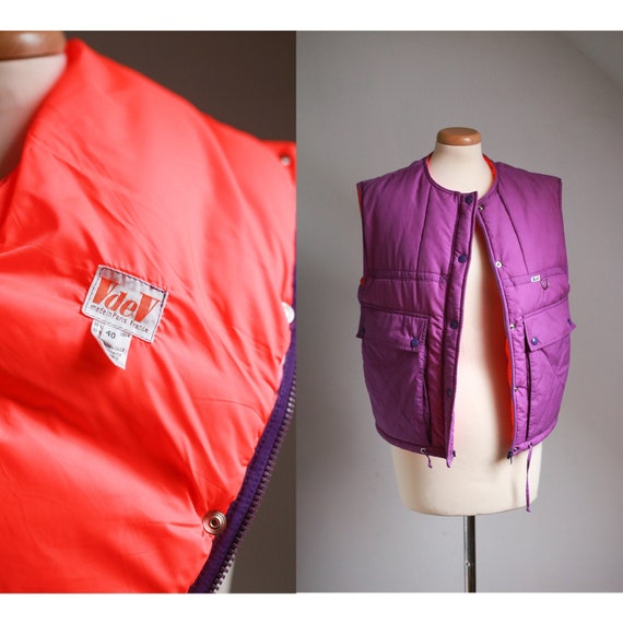 80s VdeV Paris Vest, French Sportswear, Vintage Wi