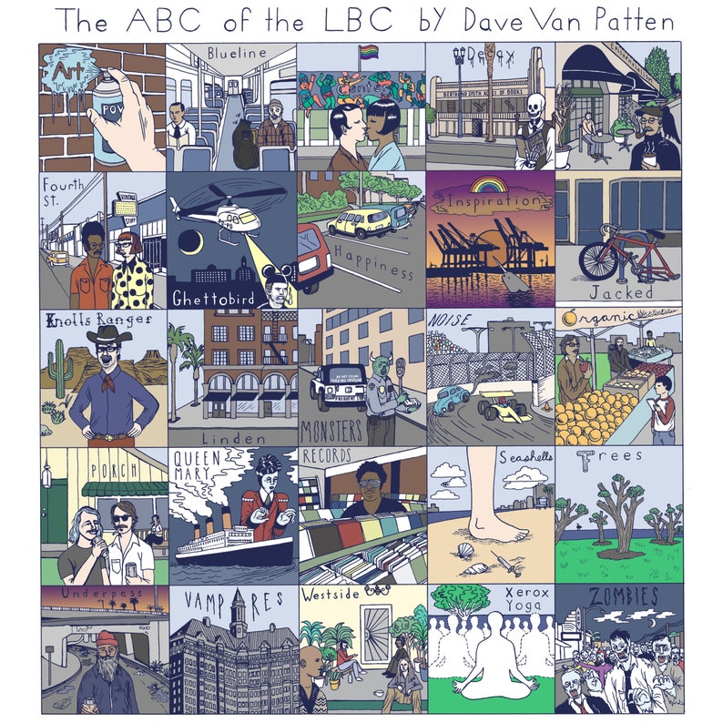 The ABC of the LBC actual size large print image 1