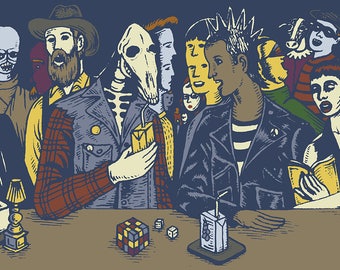 Alex's Bar Print