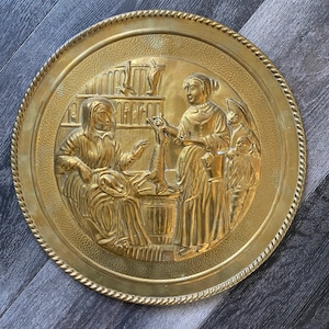 Vintage Peerage Brass wall plate