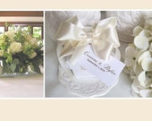 Wedding Favor Box Party Favor Box match to Arrangement Pom Bow Ribbons 75 at 2.00 ea. 2 inch 2 piece box with decor