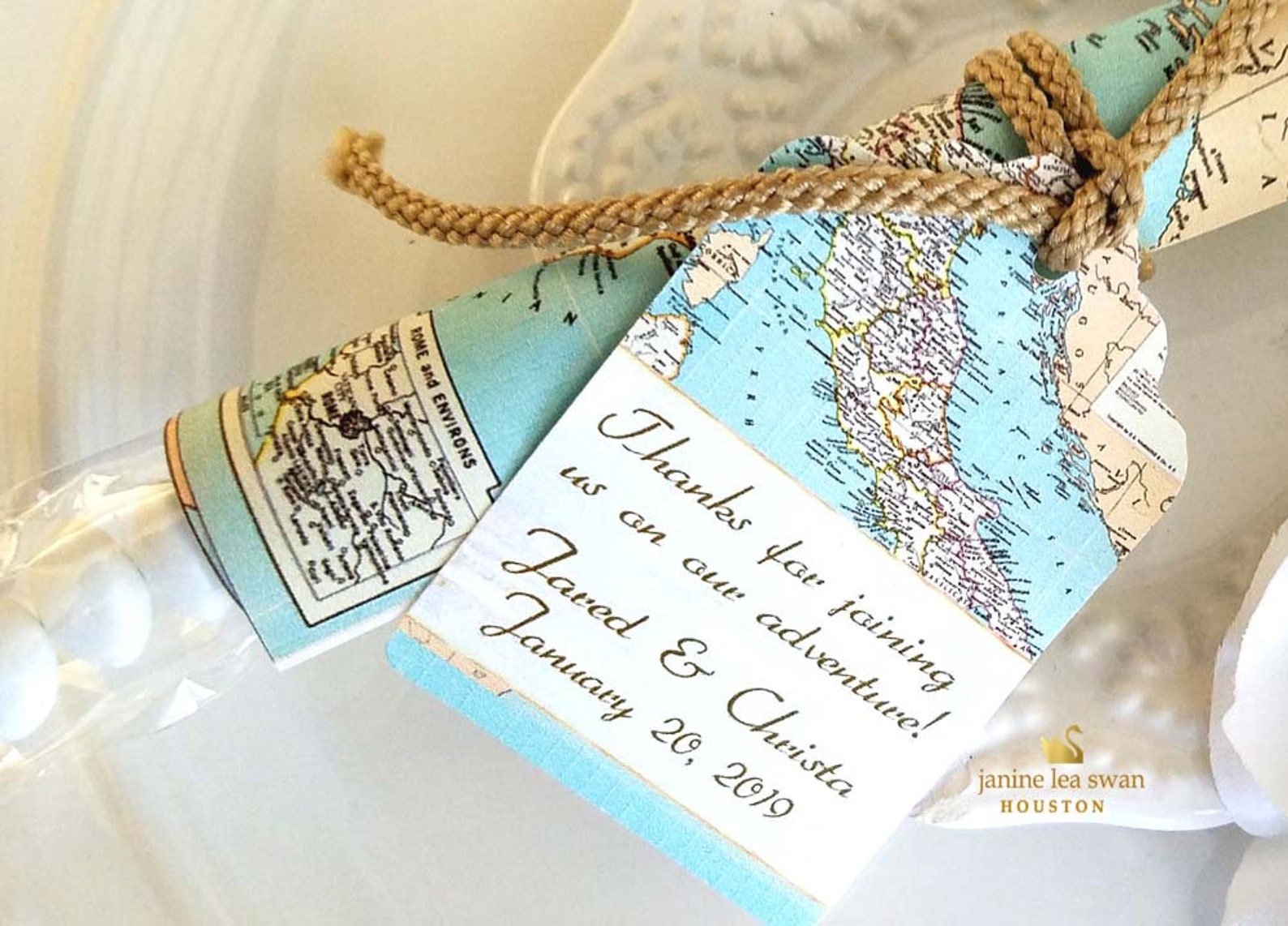 Wedding Candy Favors Bridal Shower Favors Map Party Favors Etsy
