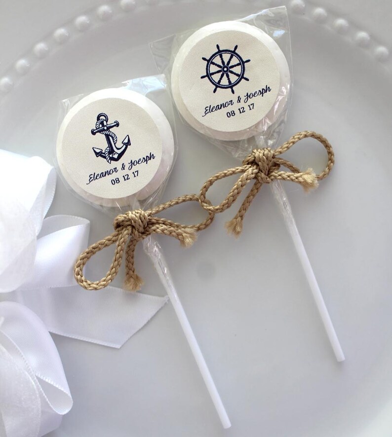 Nautical Candy Nautical Lollipops Wedding Candy Bridal Shower | Etsy
