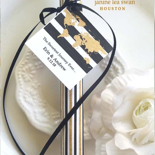 Wedding Candy Favors Bridal Shower Favors Map Party Favors Etsy