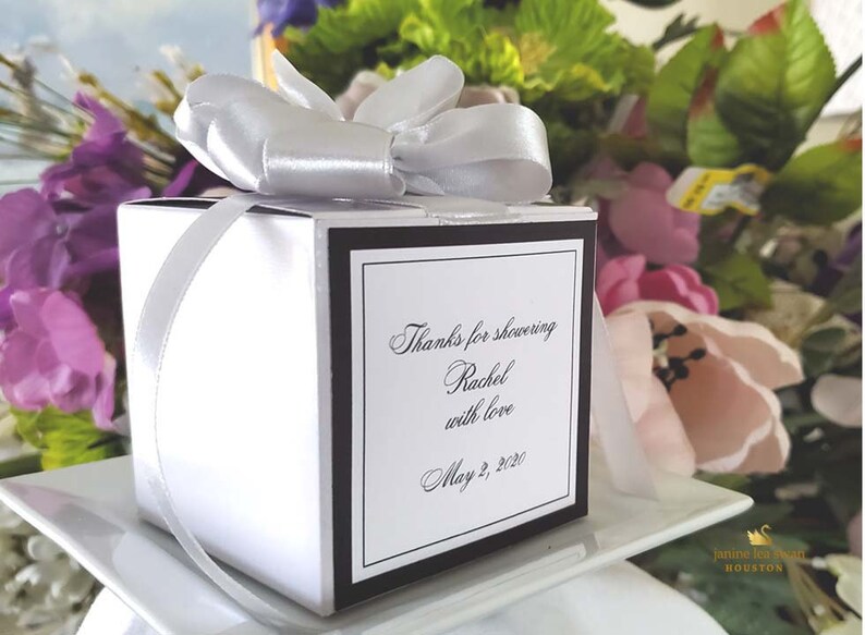 3 Inch Favor Boxes Wedding Favor Boxes Bridal Shower Favors Etsy