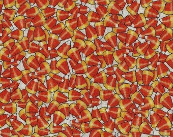 New Halloween Boo Candy Corn 100/% Cotton BTHY 42 inches wide