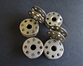 ORIGINAL BOBBINS Singer 221 Featherweight and or Singer 301 Machines CHOICE of 4 or 6 Metal Vintage Bobbins