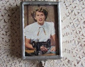 SOLDERED CHARM PENDANT Singer 221 Featherweight 24 quot Chain