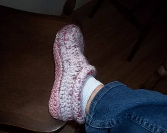 Crochet Pattern Adult Mocassin crochet slippers women or men