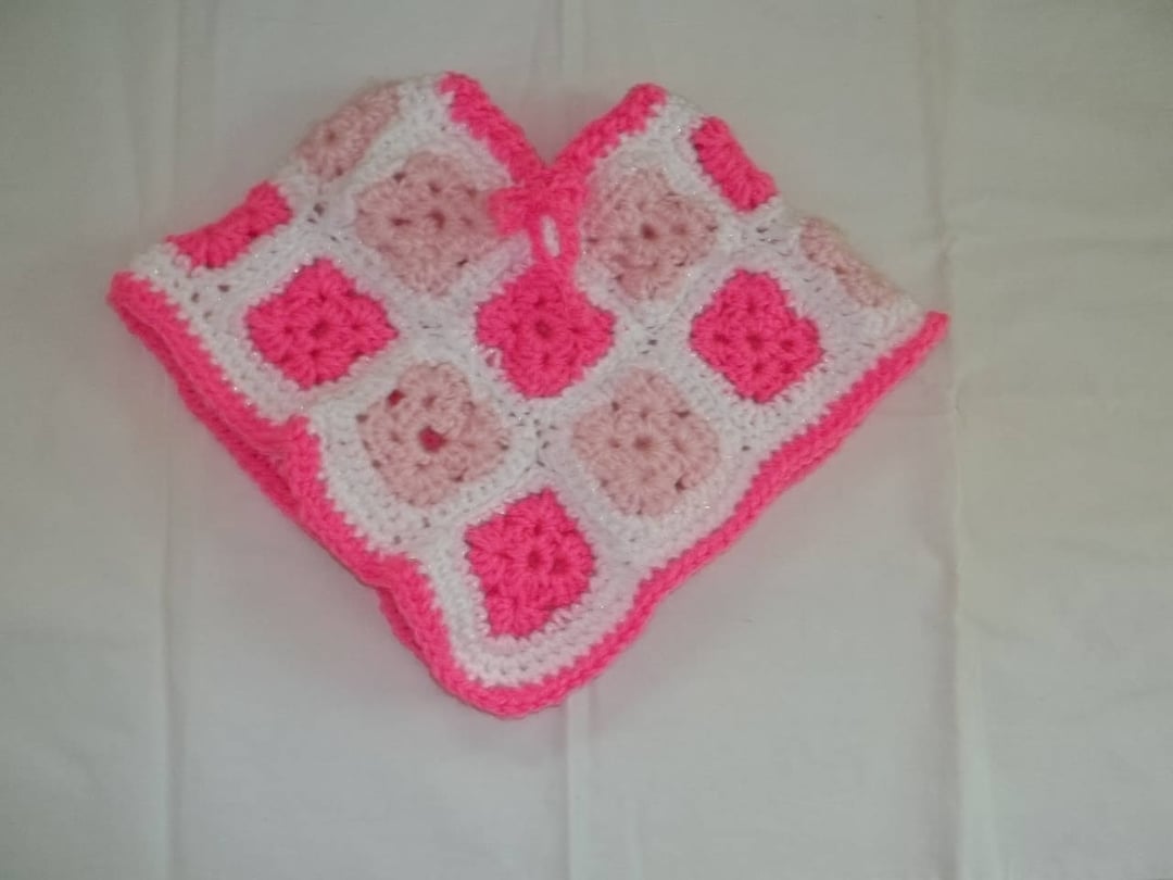 Crochet Pattern Baby Poncho Super Easy Crochet Infant Ponch Etsy