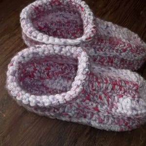 Crochet Pattern Adult Mocassin crochet slippers women or men image 4