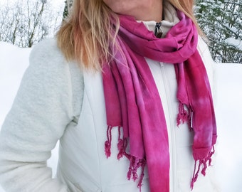 Pink scarf, trending now, blanket scarf, oversized scarf, fuchsia winter scarf, vegan scarf, pink pashmina, girlfriend scarf, wife scarf