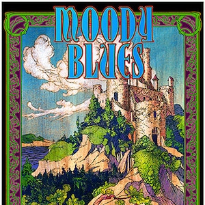 Moody Blues concert poster