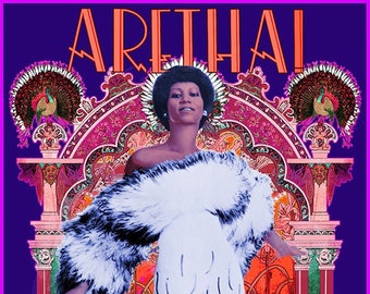 Aretha Franklin Queen of Soul poster